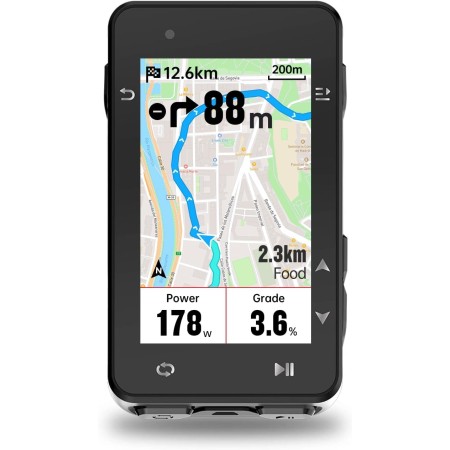 iGPSPORT iGS630 Computadora de Bicicleta Ciclocomputador GPS de Alto 35h Batería de 2,8’’ Pantalla LCD en Color Admite