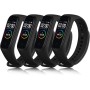 Tobfit 4 PCS Correas para Xiaomi Mi Band 4 / Xiaomi Mi Band 3 Mujer Hombre, Correa de Silicona, Pulseras de Repuesto Deportiva