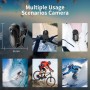 OBEST Mini Cámara Deportivas 360° 1080P, Camara Acción Moto Magnético Portátil, Cámara Accion Video Vlog Exterior Gran Angular