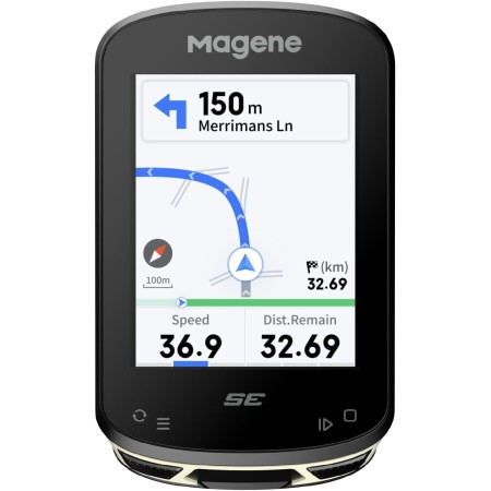 Magene C506SE GPS Computadora Bicicleta, Navegación por vías, Pantalla a Color de 2,4'' Resistente al Agua, Datos