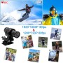 TANGMI Camara Deportiva, 1080P HD Mini Camara, 120 ° Gran Angular Camara de Video, Batería Incorporada de Grabación de Vídeo y