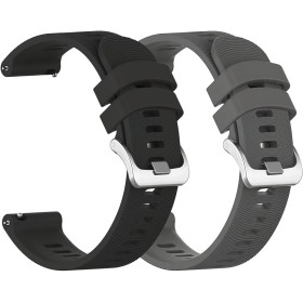 2 Piezas 20mm Correas para Garmin Vivoactive 3/3 Music/Venu/Venu 2 Plus/Sq/Sq 2/Forerunner 245/645/55, Vivomove HR, Instinct 2S