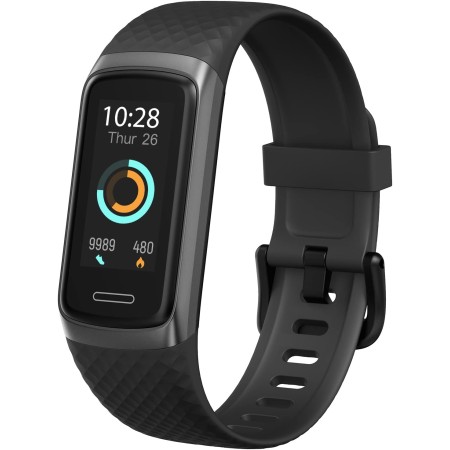 TOOBUR Pulsera Actividad Fitness con Pulsometro Monitor de Sueño 14 Modos Deportivos Impermeable Ip68 Cuenta Pasos Podometro