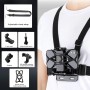 SIGANDG Arnés Teléfono Móvil Pecho de Soporte Correa Chest Mount Harness, Arnés de Pecho para Cámaras de Acción Compatible con