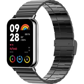 Harikiri Metal Correa Compatible con Xiaomi Smart Band 9 Pro/Smart Band 8 Pro/Redmi Watch 4,Acero Inoxidable Correas para Xiaomi