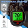 Ciclocomputador, Cuentakilometros Bicicleta 19 Funciones IP54 Resistente Al Agua, Velocímetro De Bicicleta con Pantalla LED de