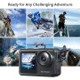 AKASO Brave 7 LE Cámara Deportiva 4k30FPS 20MP WiFi con Tarjeta de Memoria U3 de 128 GB, Cámara Acuatica Sumergible 40M IPX7,