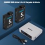 SANOOV OSMO Action 5 Pro Batería de Cargador Kit 2x2100mAh Osmo Action 5 Pro/4/3 Batería de Repuesto y Cargador USB Tipo-C LED