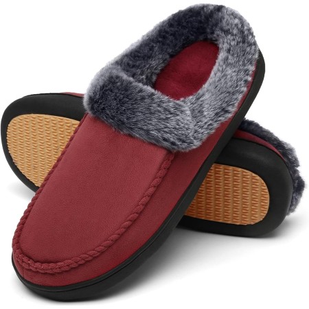 Mishansha Zapatillas Casa Mujer Invierno Calientes Forro Pantuflas Espuma con Memoria Gr.36-43