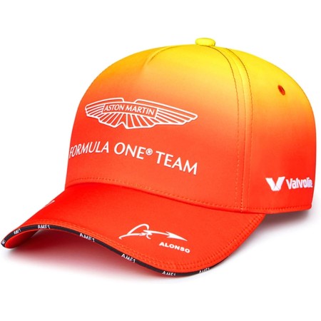 Aston Martin F1 Gorra Fernando Alonso Barcelona 2024 Special Edition - Unisex - Degradado - Talla única para Adultos