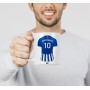 Taza de cerámica del Athletic personalizada con nombre y número más llavero camiseta personalizada del Athletic, regalos