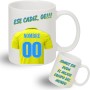 Taza personalizada de equipos de futbol - Regalos originales - Regalos futbol - Camiseta equipos de futbol - Personaliza tu taza