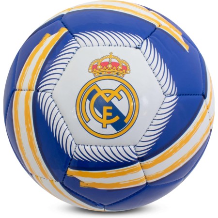 Hy-Pro Balón de fútbol con Licencia Oficial del Real Madrid CF Cyclone, Talla 5, Entrenamiento, Partido, mercancía,