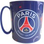 Paris Saint-Germain - Taza oficial de 350 ml, diseño de microondas, color negro