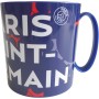 Paris Saint-Germain - Taza oficial de 350 ml, diseño de microondas, color negro