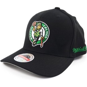 Mitchell & Ness NBA Gorra Snapback Classic Red Curved Eazy Boston Celtics Black, Negro , Talla única