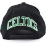 Mitchell & Ness NBA Gorra Snapback Classic Red Curved Eazy Boston Celtics Black, Negro , Talla única