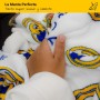 ms móvil shop Real Madrid Manta Coralina de 150x95 cm 100% Polyester – Estampado Fondo Blanco Escudos R.M C.F. | Producto