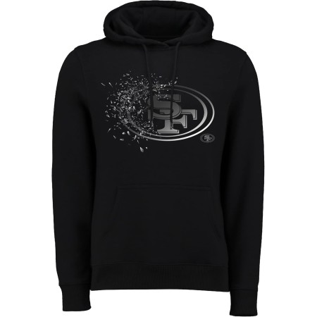 Fanatics NFL Logo Shatter Hoody San Francisco 49ers Black/Silver