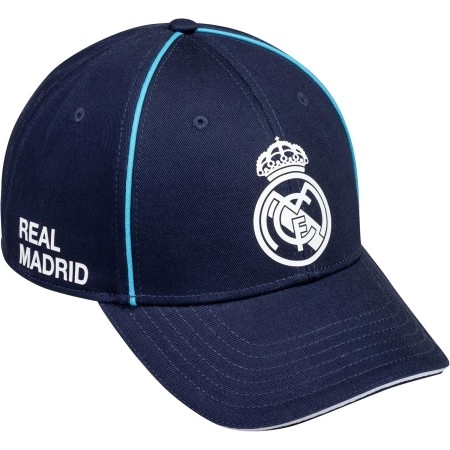 Real Madrid - Gorra oficial para hombre, Negro , Talla única