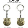 ZONREX Llavero Metálico de Lujo Barsa | Llavero Edición Aficionado | Diseño Elegante en Dorado con Emblema Barsa