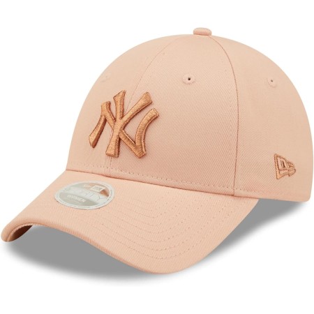 New Era York Yankees MLB Metallic Logo Blush Sky 9Forty Adjustable Women Cap