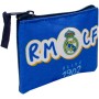 Real Madrid Monedero Cartera RMCF Desde1902 Escudo Producto Oficial 12x10cm… Azul