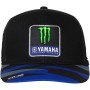 VR46 Gorra Con Visera Replica Team Yamaha Monster ,Hombre,One Size,Negro