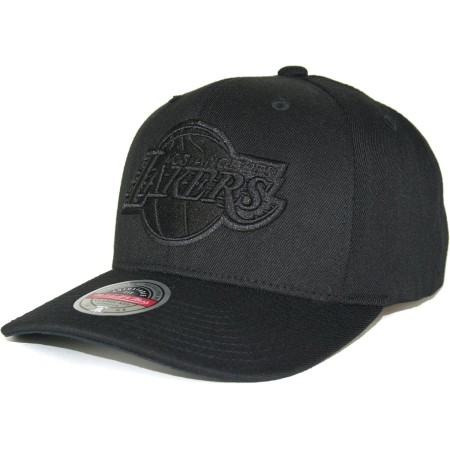 Mitchell & Ness NBA Snapback Classic Red LA Lakers Black, Negro , Talla única