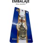 ZONREX Llavero Metálico de Lujo Real Madrid CF | Llavero Edición Aficionado | Diseño Elegante en Dorado con Emblema Real Madrid