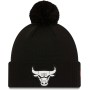 New Era NBA Baloncesto Gorro de Invierno gorrito Gorro con Pompones Logotipo del Equipo Bulls Lakers