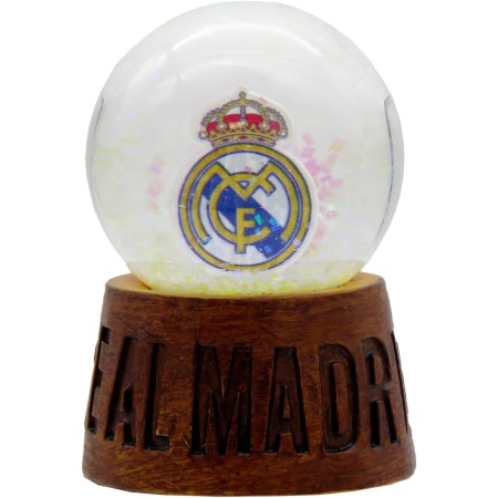 CyP Brands- Real Madrid, Bola de Nieve, Escudo Real Madrid, Fútbol, Multicolor, Producto Oficial