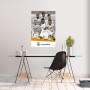 Grupo Erik Poster Real Madrid Equipo 24/25 - Laminas decorativas 61x91,5cm : Real Madrid regalos | Posters para pared ideal