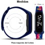 FIT & FUN Reloj Digital con Correa 11 Alexia Oficial FC Barcelona – Resistente al Agua, Reloj Deportivo con Funciones de