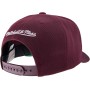 Mitchell & Ness NHL Team Ground 2.0 Pro Gorra de béisbol – Anaheim Ducks, Borgoña, Snapback (tamaño ajustable), granate, Talla