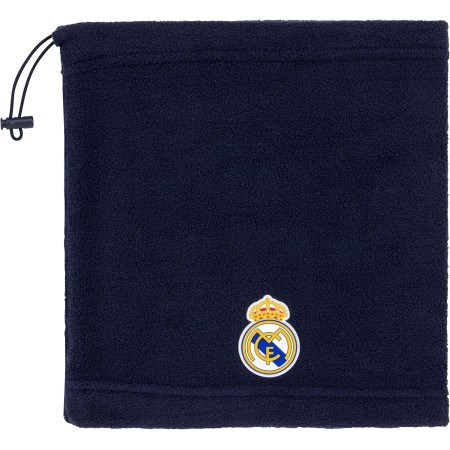 Real Madrid - Funda para cuello polar (colección oficial, talla para hombre ajustable), azul, Talla única