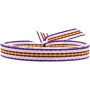 BDM Pulsera Madrid Merengue de tela ajustable, pulsera vikingos, hala Madrid