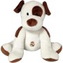 CyP Brands- Real Madrid- Muñeco de Peluche, Perro 25 cm, Color Blanco, Producto Oficial