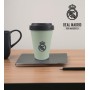 CyP Brands- Real Madrid, Vaso, Vaso para llevar, Take Away, Vaso con Tapa, Color Verde, Producto Oficial