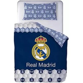 HM'S HOME'SECRET Funda Nórdica Real Madrid 2021 2 Piezas. Escudo Centrado (105 (180x220))