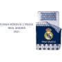 HM'S HOME'SECRET Funda Nórdica Real Madrid 2021 2 Piezas. Escudo Centrado (105 (180x220))