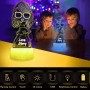 Eygerur 2 Piezas Ronaldo Fútbol Luz Nocturna Infantil, Fútbol Regalos, 3D LED Ilusión Ronaldo Fútbol Luz de Noche Con Control