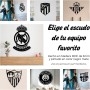 DIGIDU | Cuadro Escudo R.Madrid Madera, Decoración Moderna para Hogar, Habitación, Salón, Regalo Original para Entrenador de