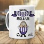 Taza Única del Madrid | Ser del Madrid Mola un Huevo | Frase Especial para Aficionados Madridistas | Idea de Regalo Original