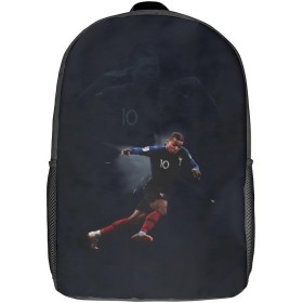 BXLASHJEO Mbappé Bolsa Escolar Alumno - Fútbol Mochila Escolar Adolescente Para Primario Júnior Sénior Universidad Colega -