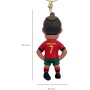 AUTOZOCO Llavero Cristiano Ronaldo, Llavero de futbol Cristiano Ronaldo, Llavero CR7, Merchandising de Cristiano Ronaldo,