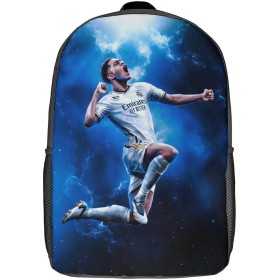 BXLASHJEO Mbappé Bolsa Escolar Niños - Fútbol Mochila Escolar Alumno Para Cámping Senderismo Exterior Deporte Viajar - Regalo