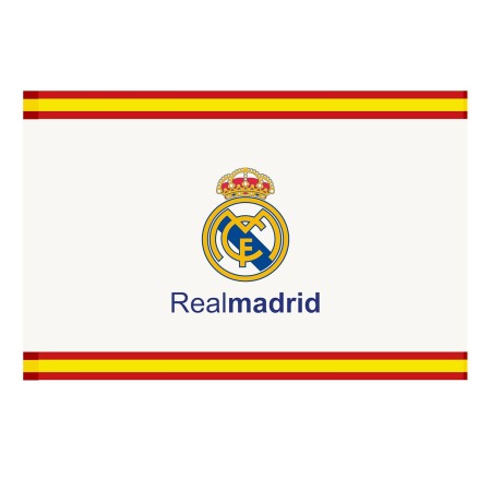 Bandera Oficial del R Madrid Equipo de Fútbol España, Equipación Oficial Fútbol Madrid, Bandera del Madrid, Bandera de Fútbol