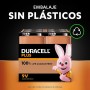 Duracell Plus pilas 9 V (pack de 4) - Alcalinas - 100 % de duración garantizada - Fiabilidad para dispositivos cotidianos -