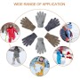 TAGVO 3 Pares de Guantes de Invierno para Niños, Guantes de Punto Calientes, Guantes Elásticos para Niños y Niñas, Guantes con